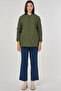 Embossed Pattern Jacket Forest Green - 3