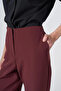 Basic Fabric Trousers Claret Red - 6