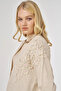 Sequin Detailed Knitwear Cardigan Cream - 7