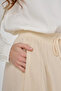 Lace-Up Muslin Skirt Cream - 7