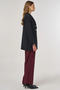 Button Detailed Blazer Jacket Black - 6