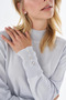 Basic Viscose Knitwear Sweater Light Blue - 6