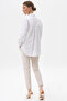 Buttoned Cotton Basic Shirt Optical White - 3