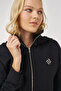 Black short jacket with stitching details - 6