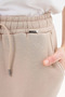 3 Thread Jogger Pants Stone - 7