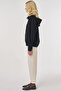 Black short jacket with stitching details - 3