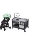 سرير أطفال متنقل EZ Rest Playard Twinkle Littleforest + Tango ™   عربة أطفال صغيرة - مجموعة نيو مينت 2 في 1 - 6