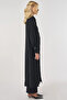 Shiny Buttoned Long Tunic Black - 5