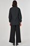 Embossed Pattern Jacket Black - 5