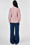 Shiny Buttoned Cotton Tunic Ruby - 5