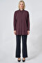 Patı Gizli Cotton Tunic Claret Red - 2