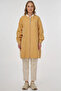 Embroidered Modal Jacket Saffron - 3