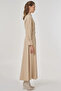Maxi Dress with Belt Detail Stone - 5