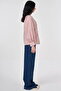 Shiny Buttoned Cotton Tunic Ruby - 6