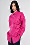 Bow-Tie Cotton Tunic Violet