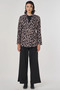Leopard Pattern Blazer Jacket Mink - 6