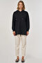 Hotfix Printed Rayon Sweatshirt Black - 3