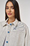 Double Pocket Denim Jacket Gray - 7