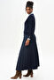 Basic Knitwear Blouse Navy Blue - 4