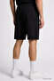 Black Oversize Fit Basic Men's Shorts Set - 85292 - 6