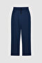 Parlament Wide Leg Front Seam Detailed Oversized Women's Sweatpants - 94654
