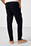 Navy Blue Standard Fit Woven Lightweight Stretchy Chino Men's Trousers - 82180 - 7