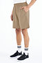 Beige Elastic Men's Shorts with Side Pocket Detail - 81238 - 4