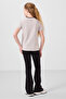 Stone-Black Cotton O Collar Standard Fit Basic Spanish Trotting Female Child Leggings Suit - 75192 - 6