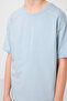 Light Blue Cotton Soft Textured Oversize Printed Boy's T-Shirt - 11301 - 5