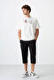 Standard Fit 3-Pack Black-Navy Blue-Gray Melange Men's Capri - 83092 - 4