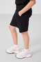 Black Cotton Oversize Fit Woven Lightweight Flexible Chino Boy Shorts Suit - 11276 - 4