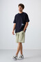 Navy Blue Cotton Thick Soft Textured Oversize Fit Printed Men's T-Shirt - 88322 - 2