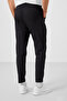 Black Standard Fit Woven Lightweight Stretchy Chino Men's Trousers - 82177 - 7