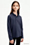 Basic Polo Neck 2-Pack Navy Blue-Coral Unisex Kids T-Shirt - 11170 - 4