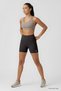Anthracite Belt Detailed High Waist Slim Fit Short Biker Women's Leggings - 91017 - 2