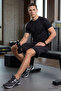 Anthracite Slim Soft Standard Fit Men's Tights Shorts - 81287