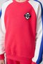 Viva Red O Neck Wide Leg Standard Fit Printed Girl's Tracksuit Set - 75165 - 4