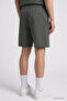 Khaki Oversize Fit Basic Men's Shorts Set - 85292 - 6