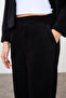 Black Thick Soft Textured Hooded Comfortable Fit Embroidered Fleece Women's Tracksuit Set -95338 - 6