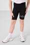 White-Black Cotton O Neck Standard Fit Printed Female Child Leggings Suit - 75190 - 3