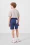 Stone-Parlament Cotton Oversize Fit Woven Lightweight Flexible Chino Boy Shorts Suit - 11278 - 7