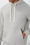 Stone Cotton Thick Fleece Soft Textured Comfort Fit Embroidered Men's Sweatshirt - 88419 - 2