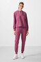 Soft Cherry Hooded Standard Fit Women's Tracksuit Set - 95336