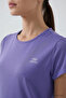 Lilac Basic Short Sleeve Standard Fit O-Neck Women's T-Shirt - 97144 - 3