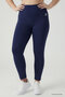 Indigo High Waist Tummy Control Plus Size Women's Leggings - 94650 - 3