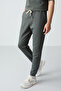 Khaki Cotton Thick Soft Textured Oversized Fit Basic Men's Tracksuit Set - 85261 - 7