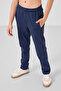 Navy Blue Standard Fit Woven Lightweight Flexible Chino Boys' Trousers - 11272 - 4