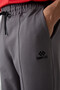 Dark Gray Cotton Soft Textured Comfort Fit Embroidered Men's Jogger - 82123 - 3
