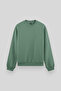 Light Green Basic O Neck Comfortable Form Men's Sweatshirt - 88053