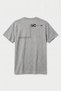 Gray Melange Standard Fit Printed Short Sleeve Men's T-Shirt - 88440 - 2